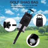 Detachable Golf Ball Picker - Standing - Black - Rear View