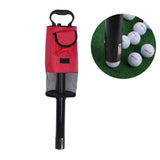 Detachable Golf Ball Picker - Standing - Black - Low Angle