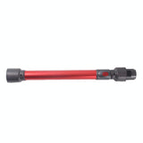 Metal Extension Tube for Dyson Vacuum Cleaners - Silver - Top-Down View
