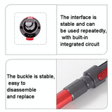 Metal Extension Tube for Dyson Vacuum Cleaners - Silver - Close-Up Angle