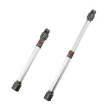 Metal Extension Tube for Dyson Vacuum Cleaners - Silver - Low Angle