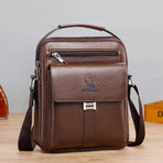 Large Capacity Men Business Backpack - Light Brown