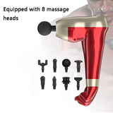 Arm Shape Usb Massage Gun For Muscle Relaxation - Blue - Top-Down View