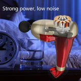 Arm Shape Usb Massage Gun For Muscle Relaxation - Blue - Rear View