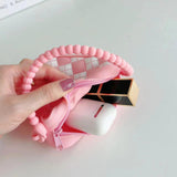 Mini Diamond Shaped Silicone Shoulder Bag - Pink - Extra Image