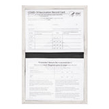 Pu Crocodile Pattern Card Holder Fits Cdc Documents - Purple