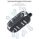 Insta360 Go 3 Silicone Case with Cooling Skin and Neck Strap - Black - Close-Up Angle