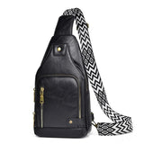 Versatile Single Shoulder Chest Bag For Motorcyclists - Gray