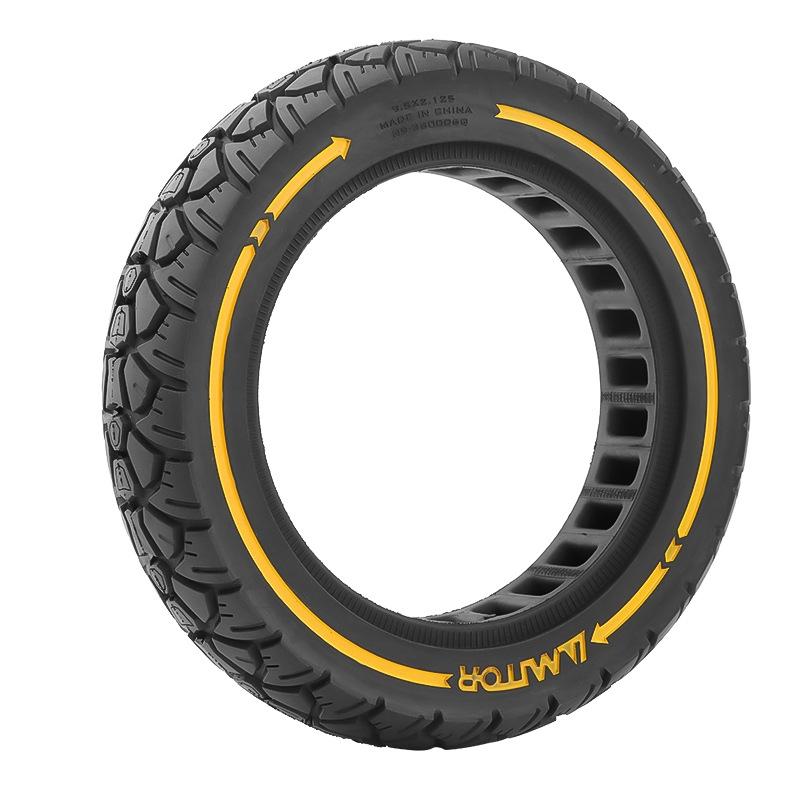 Universal 9.5 Electric Scooter with Off-road Tires - 230 x 50 - Yellow Line