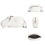 Small Square Pu Crossbody Bag For Women High Capacity - Pink