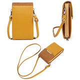 Large Capacity Pu Leather Shoulder Bag For Women - Red