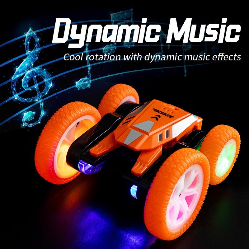 Flower Rc Car with Music - Stunt Street Dance - Orange