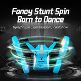 Flower Rc Car With Music - Stunt Street Dance - Orange - Close-Up Angle