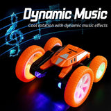 Flower Rc Car With Music - Stunt Street Dance - Orange - Extra Image