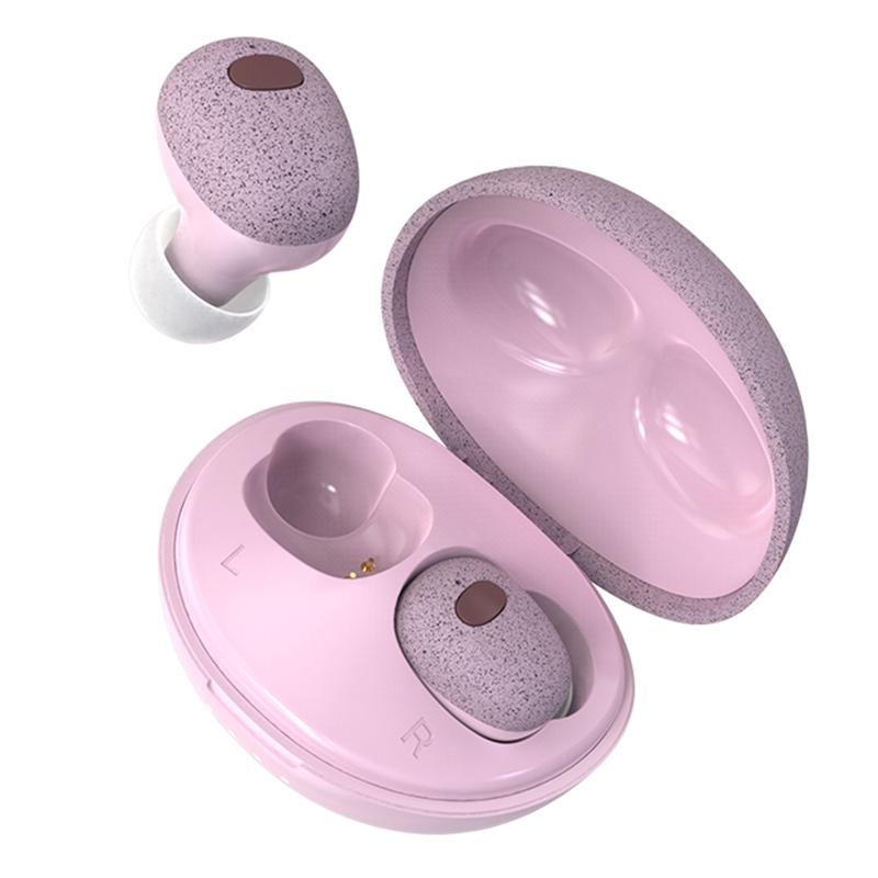 Wireless Bluetooth Earphones with 5d Sound and Magnetic Charging Box - Black