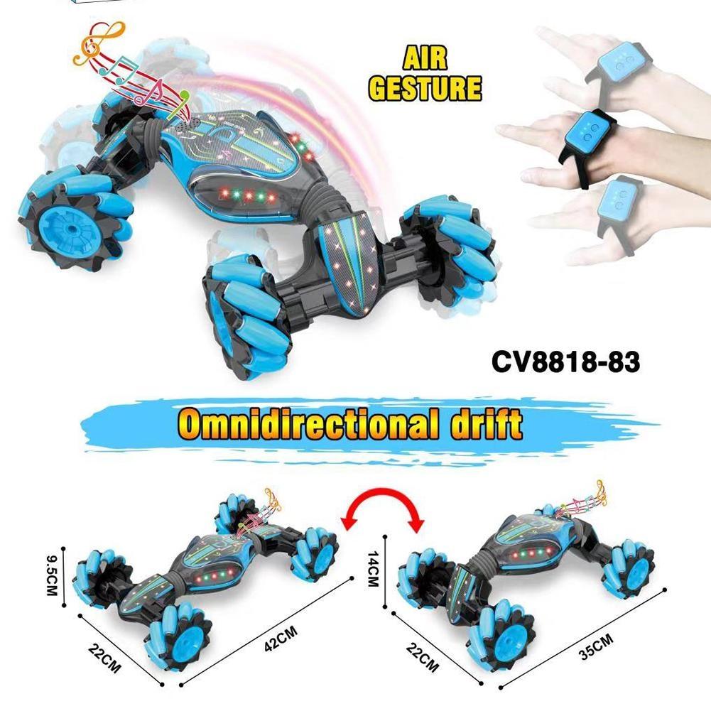 Gesture Control Twisting Car with Music and Deformation - Red