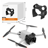 Anti-glare Gimbal Lens Hood for Dji Mini3 Pro - Grey - Side View
