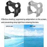 Anti-glare Gimbal Lens Hood for Dji Mini3 Pro - Grey - Top-Down View
