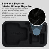 Small Organizer Bag for Sports Camera Accessories 18.5 x 11.5 x 6cm - Yellow