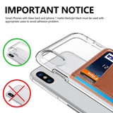 Pu Leather Phone Card Holder With Bracket Multifunctional - Brown