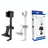 Multi-platform Earphone Wall Hook with Remote Control for Gaming Consoles - Black - Low Angle