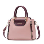 Large Capacity Women Colorblock Crossbody Bag - Pink