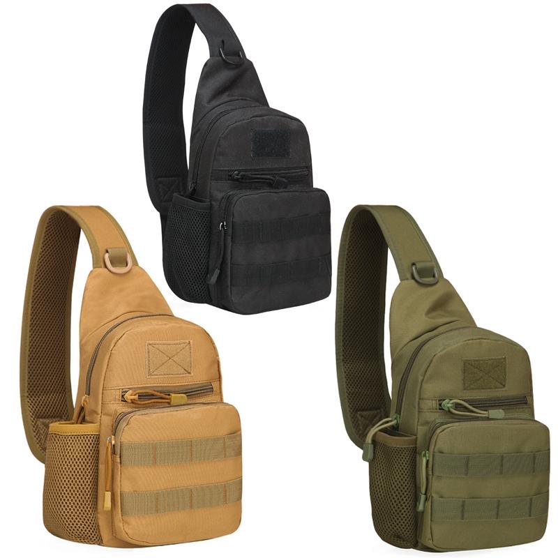 Portable One Shoulder Water Bottle Bag For Outdoor Cycling - Army Green