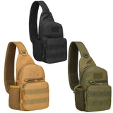 Portable One Shoulder Water Bottle Bag For Outdoor Cycling - Army Green - Side View