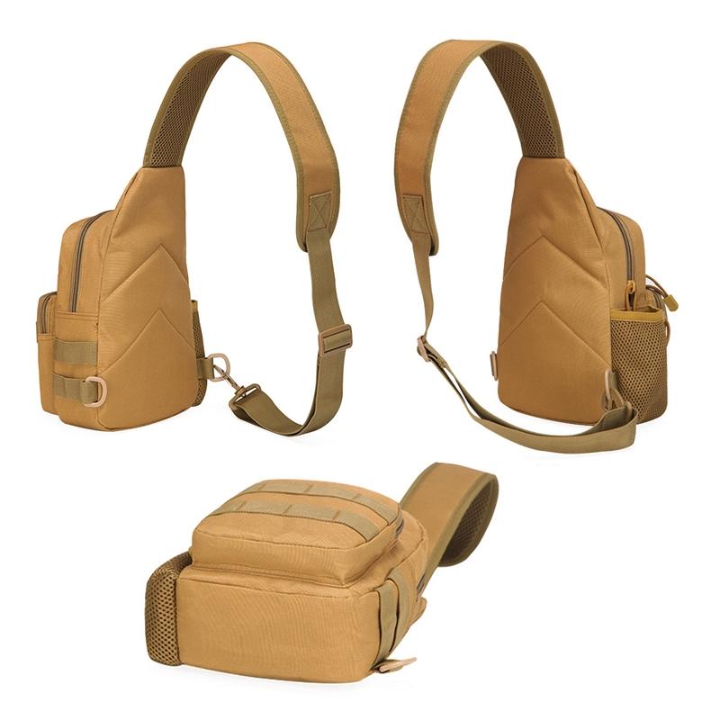 Portable One Shoulder Water Bottle Bag For Outdoor Cycling - Army Green