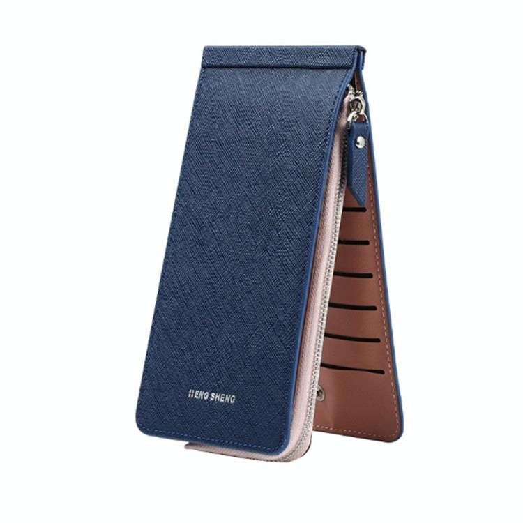 Ultra Thin Multi Card Wallet Multi Function Card Holder - Dark Blue
