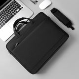 Thickened Airbag Laptop Messenger Bag - 14.1 Inches Black