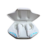 Wireless Gaming Earbuds with Bluetooth 5.0 and Led - White