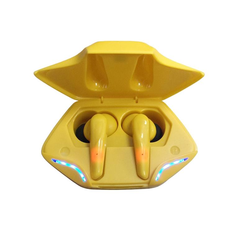 Wireless Gaming Earbuds with Bluetooth 5.0 and Led - White