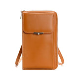 Women Crossbody Cell Phone Wallet Storage Bag - Green - Extra Image