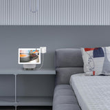 Desktop Bracket for Amazon Echo Show 10 - no Drilling Required - Black - Top-Down View