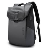 Waterproof Anti-Theft Laptop Backpack For Daily Work And Business - 15.6 Inch - Grey - Front View