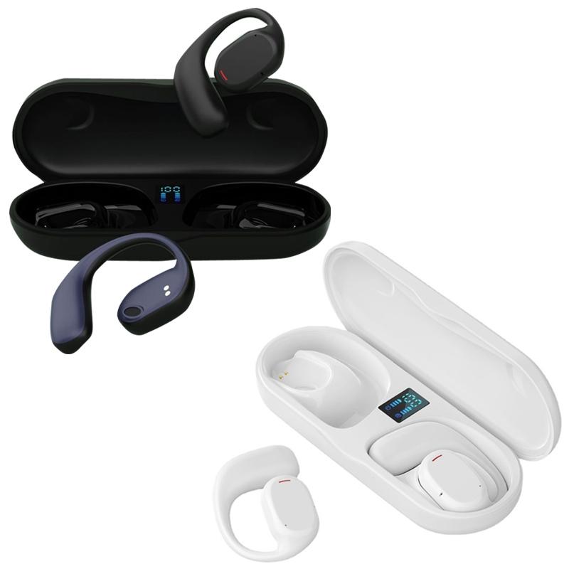 Wireless Bluetooth Sports Earphone - Js270 Hanging Ear Design - White