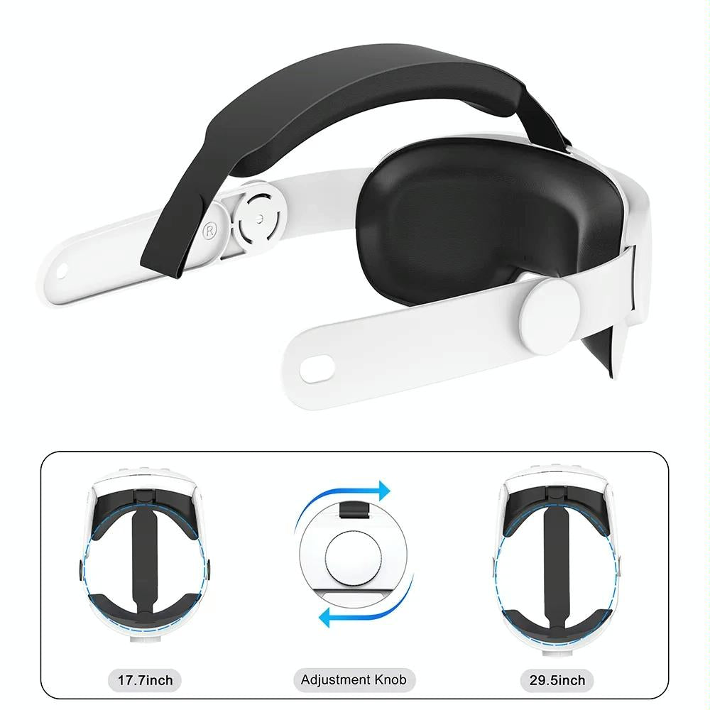 Elite Vr Headset Strap for Meta Quest 3 - Adjustable - Black