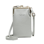 Stylish Pebbled Shoulder Bag For Women - Red