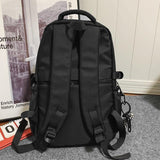 Simple Oxford Cloth Travel Backpack For Students 45 X 31 X 18Cm - White