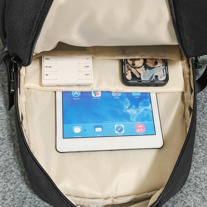 Simple Oxford Cloth Travel Backpack For Students 45 X 31 X 18Cm - White