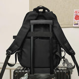 Simple Oxford Cloth Travel Backpack For Students 45 X 31 X 18Cm - White
