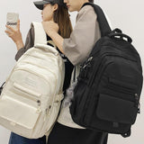 Simple Oxford Cloth Travel Backpack For Students 45 X 31 X 18Cm - White - Extra Image