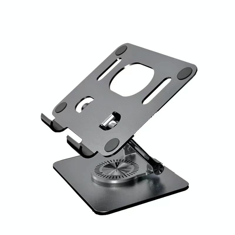 Universal Tablet Stand - 360 Degree Rotating Foldable - Gray