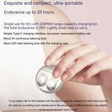Comfortable Wireless Bluetooth Earphones - Noise Canceling - Skin Colour - Low Angle