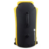Waterproof Rafting Backpack For Outdoor Activities - Yellow Black