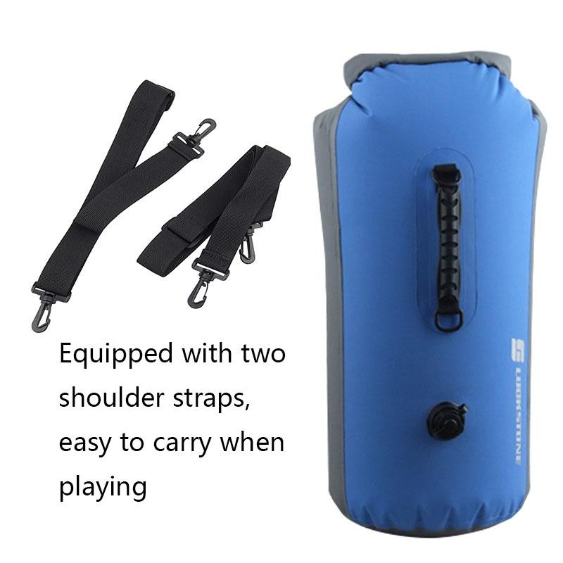 Waterproof Rafting Backpack For Outdoor Activities - Yellow Black