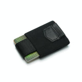 Leather Credit Card Holder For Men & Women Black - Side View