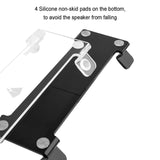 Anti-vibration Desktop Bracket for Bluetooth Speaker - Universal Acrylic Design - Transparent - 45-Degree Angle