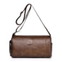 Waterproof Men Crossbody Backpack Large Capacity - Brown